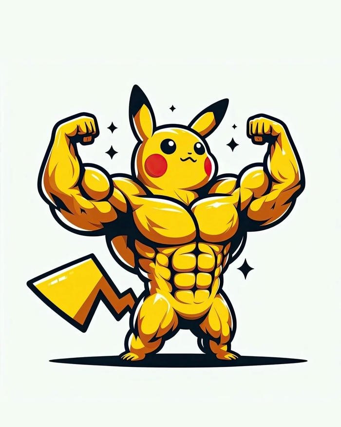 Ảnh Pikachu đang nhìn trộm từ trong một vòng tròn
