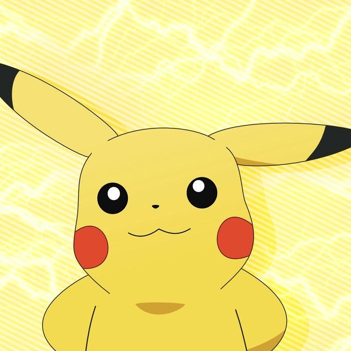 Ảnh Pikachu đội mũ lưỡi trai đỏ đeo dây chuyền