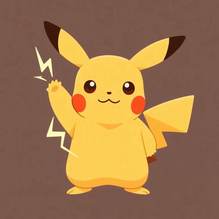 Ảnh Pikachu vẫy tay chào với nụ cười rạng rỡ