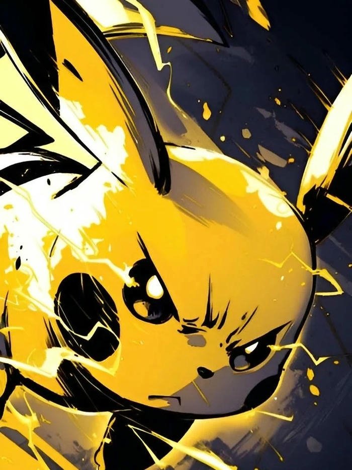 Ảnh Pikachu vẽ theo phong cách nghệ thuật sáng tạo