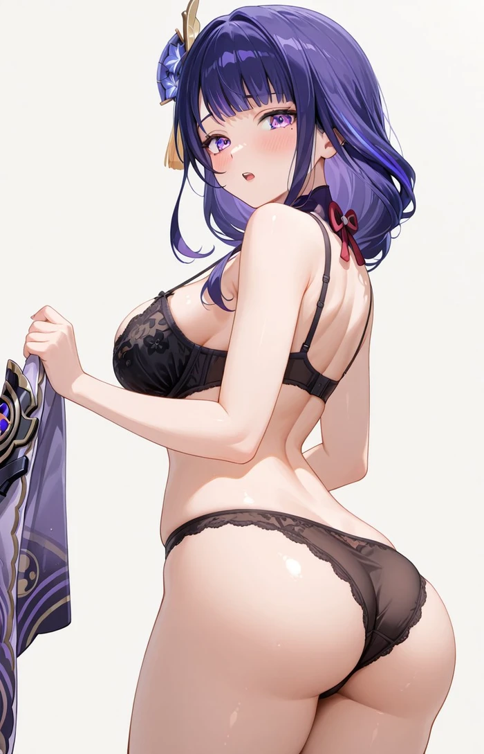 Ảnh Raiden Shogun hentai đít nở nang mê hoặc