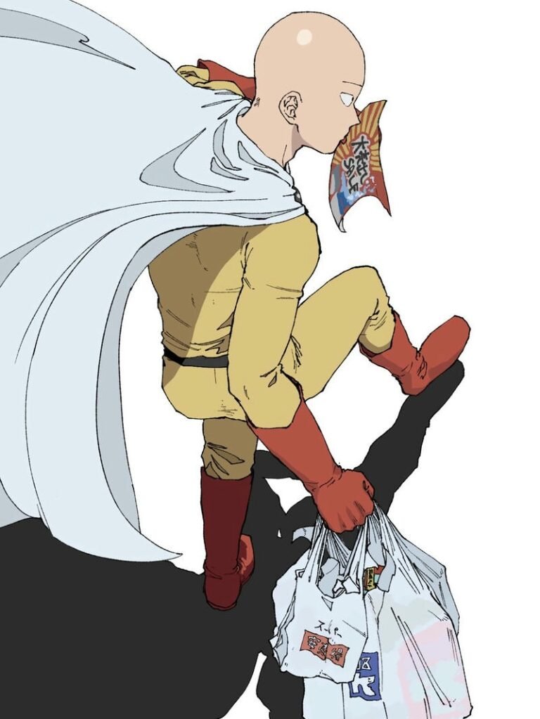 89+ ảnh Saitama ngầu khuôn mặt nghiêm nghị cực hài