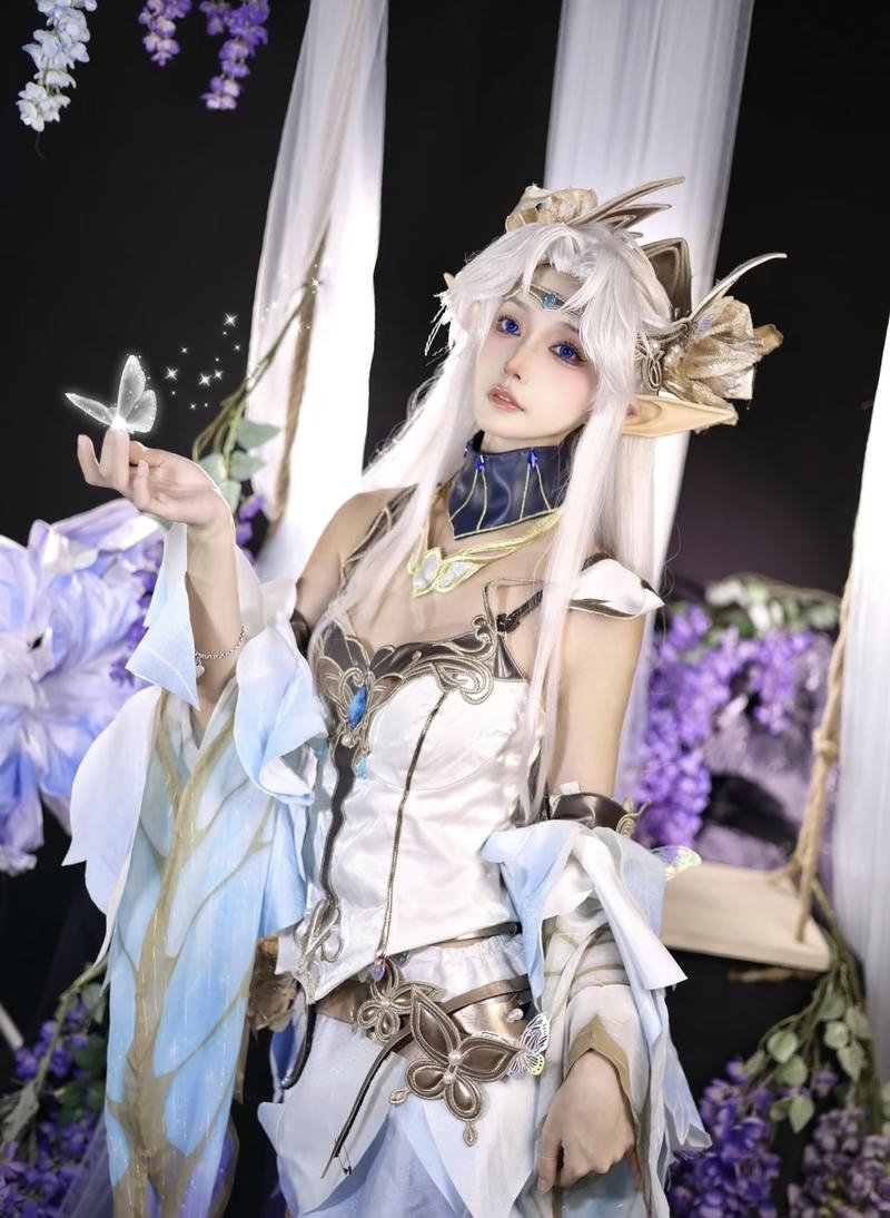 Ảnh cosplay Điêu Thuyền váy nhiều lớp bay nhẹ