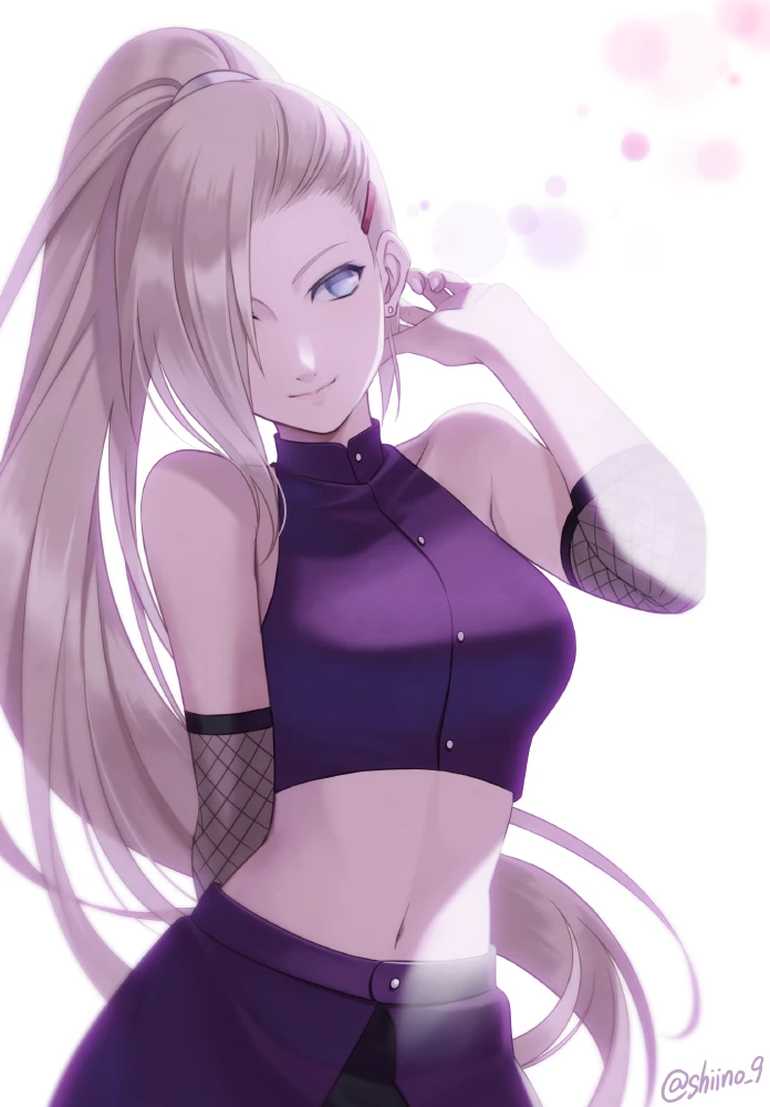 Anime Naruto girl sexy pose tự nhiên đầy hấp dẫn