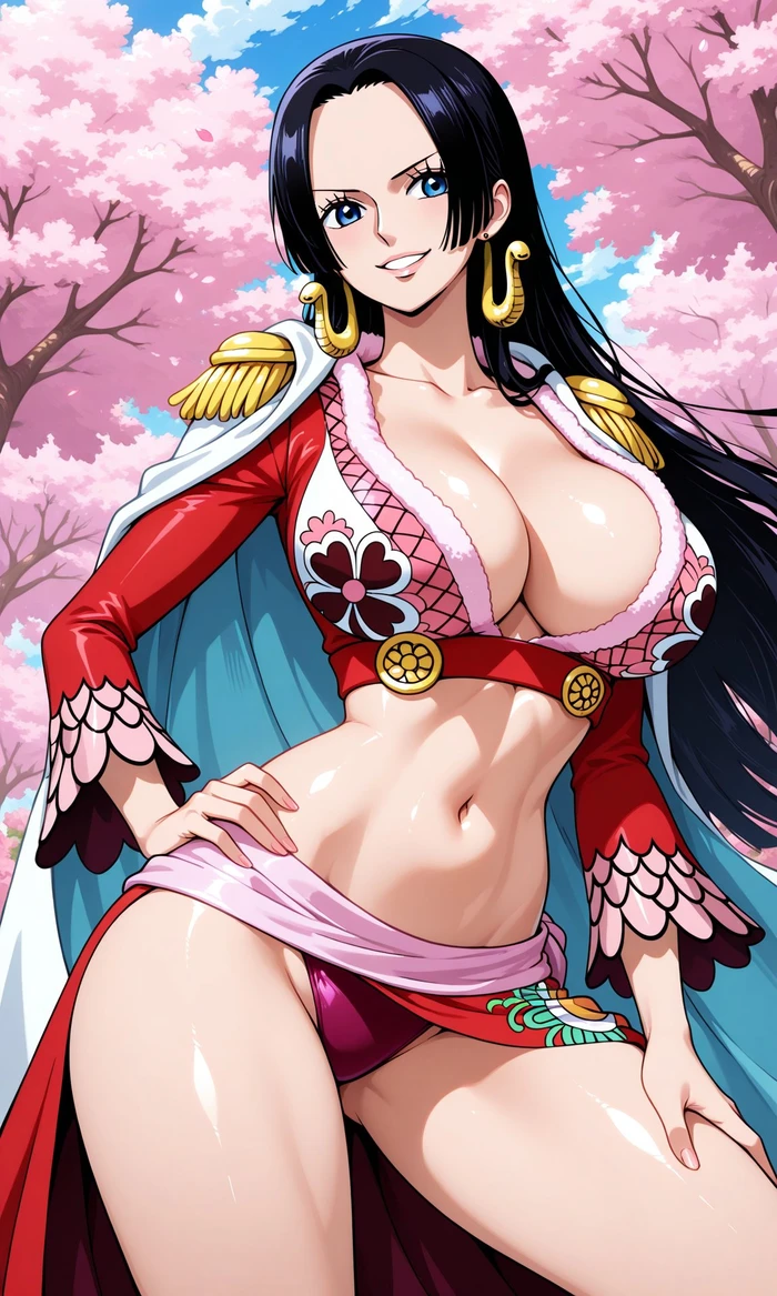 Boa Hancock One Piece cosplay sexy vòng một khủng