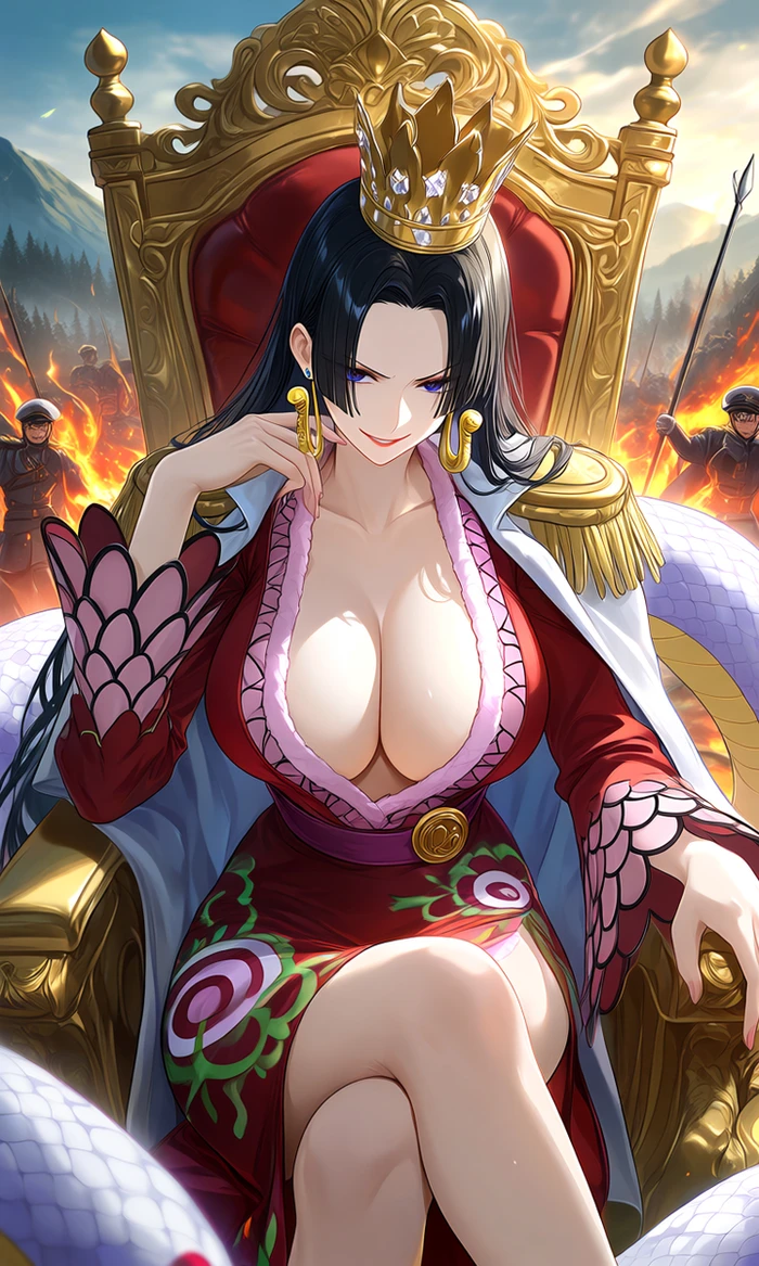 Boa Hancock One Piece khoe vòng một khổng lồ gợi cảm