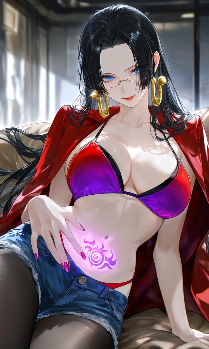 Boa Hancock One Piece mông to quyến rũ khoe dáng