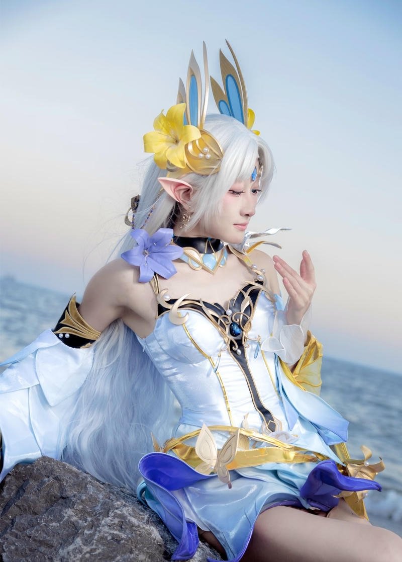 Bức cosplay Điêu Thuyền thêm ánh mắt dịu nhẹ