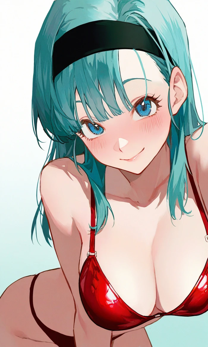 Cô gái Bulma anime sexy trong phong cách R34
