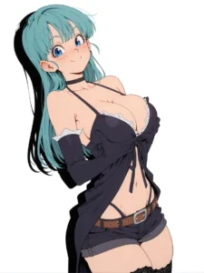 Cô gái Bulma hentai khoe mông tròn cuốn hút
