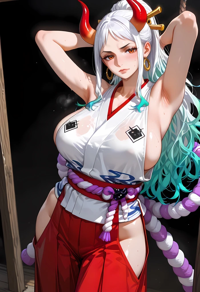 Cô nàng Yamato One Piece cosplay bikini nóng bỏng