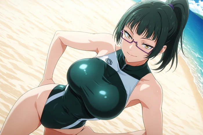 Hình Maki hentai gợi tình với ngực khủng nổi bật
