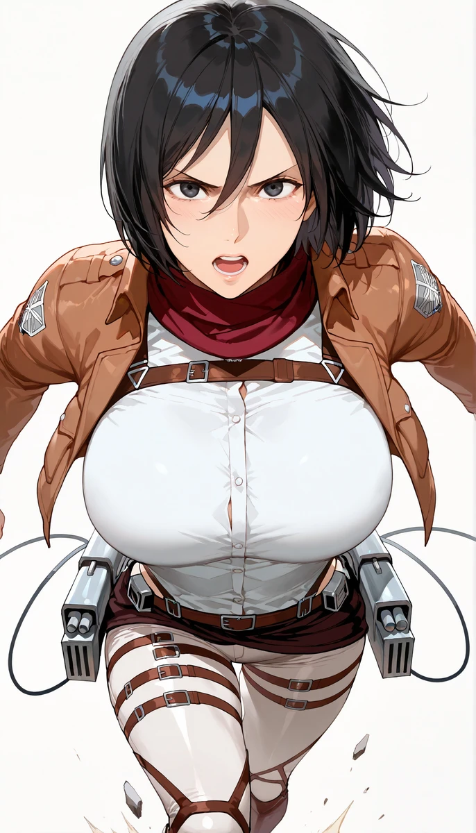 Hình Mikasa AOT anime 18+ khỏa thân show body