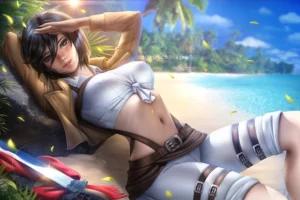 Hình Mikasa hentai quyến rũ và body săn chắc hấp dẫn