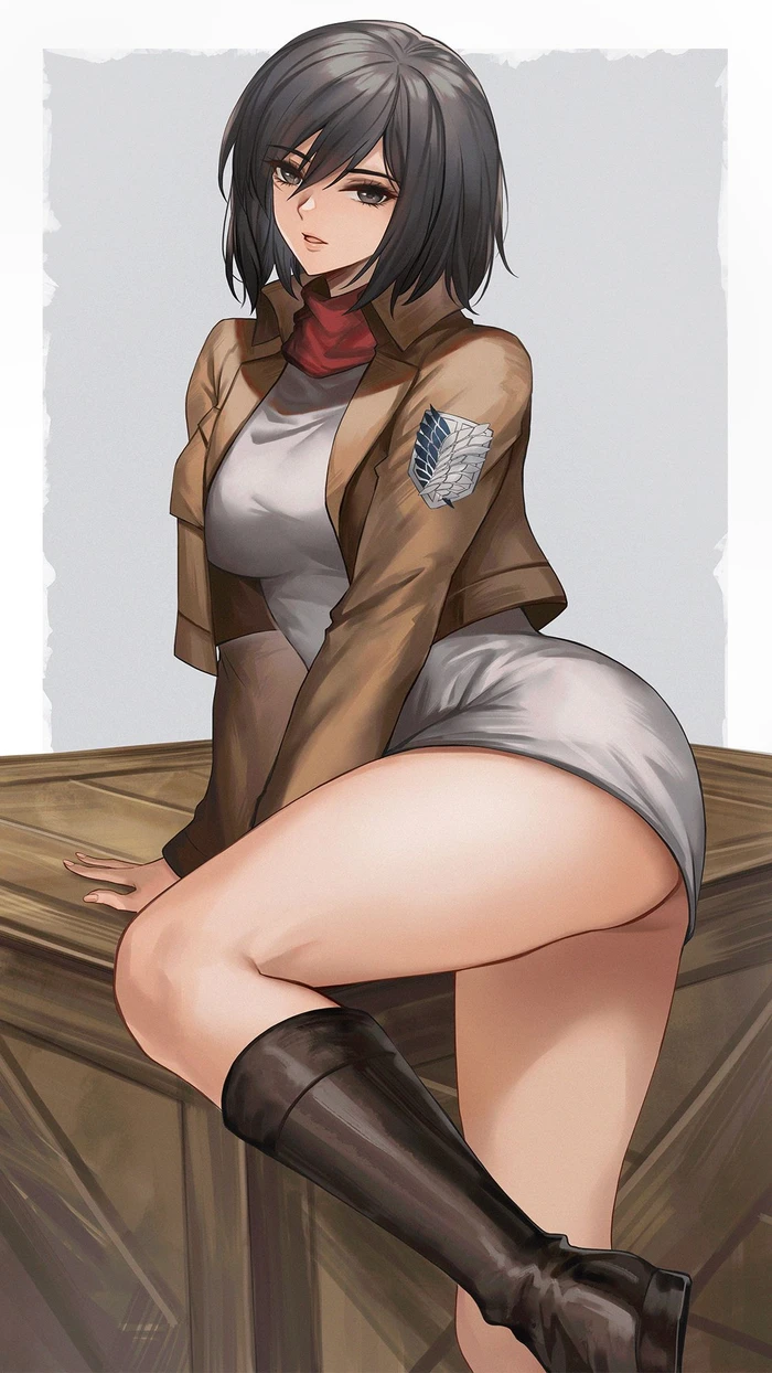 Hình ảnh Mikasa hentai gợi cảm với dáng vẻ hút hồn