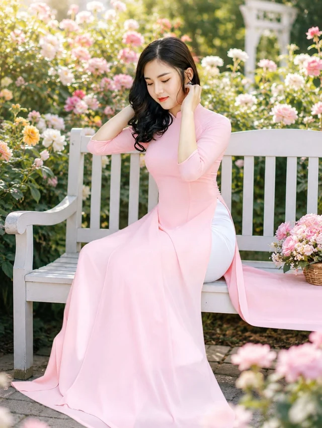 Hình áo dài sex thật khêu gợi