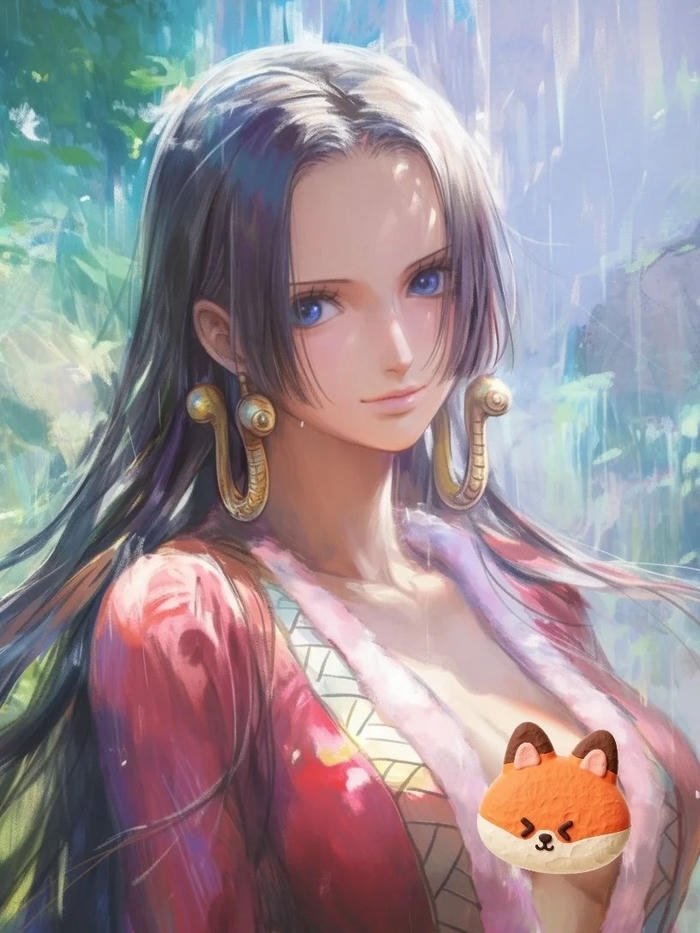 Hình nền Boa Hancock chân dung 3D đẹp như thật