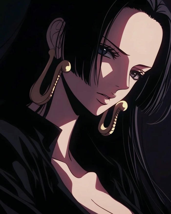 Hình nền Boa Hancock trong bóng tối mắt sắc lạnh