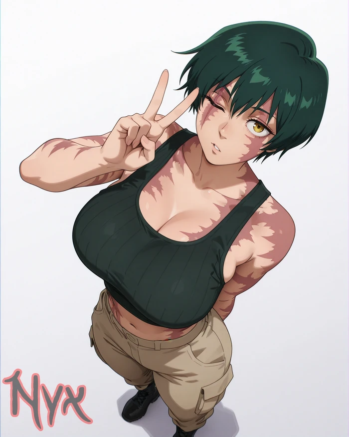 Maki Zenin hentai lộ hàng vòng ba quyến rũ