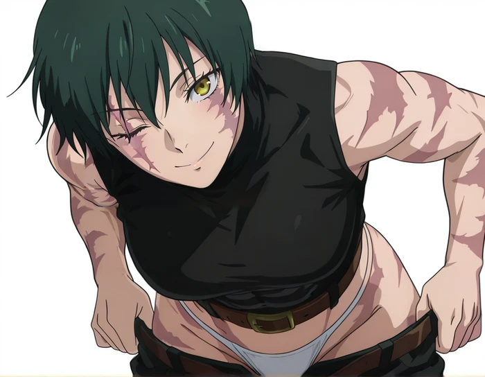 Maki Zenin manga sexy vòng một to tròn