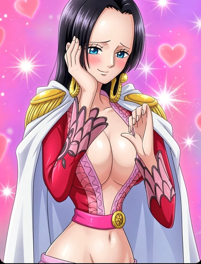 Nàng Boa Hancock anime bikini sexy vòng một nổi bật