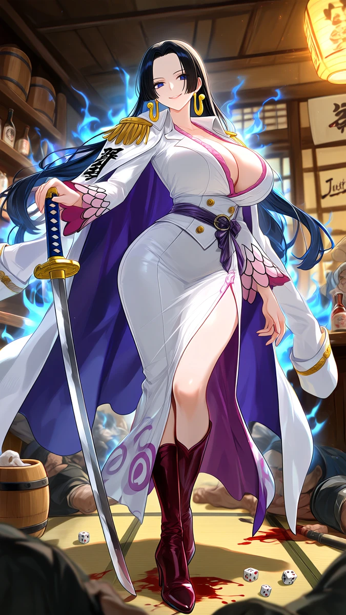 Nàng Boa Hancock hentai vòng ba hoàn hảo gợi dục