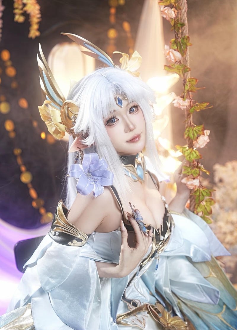 Nhân vật cosplay Điêu Thuyền phong cách truyền thống
