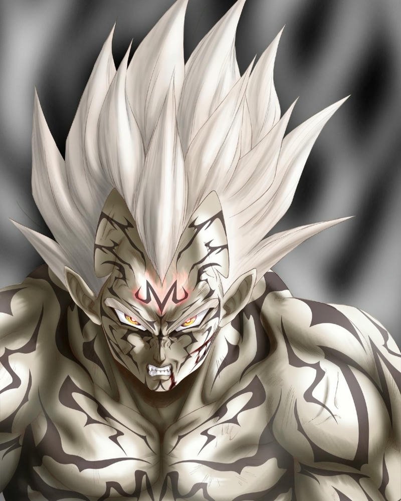 Vegeta manga đen trắng khuôn mặt giận dữ chi tiết