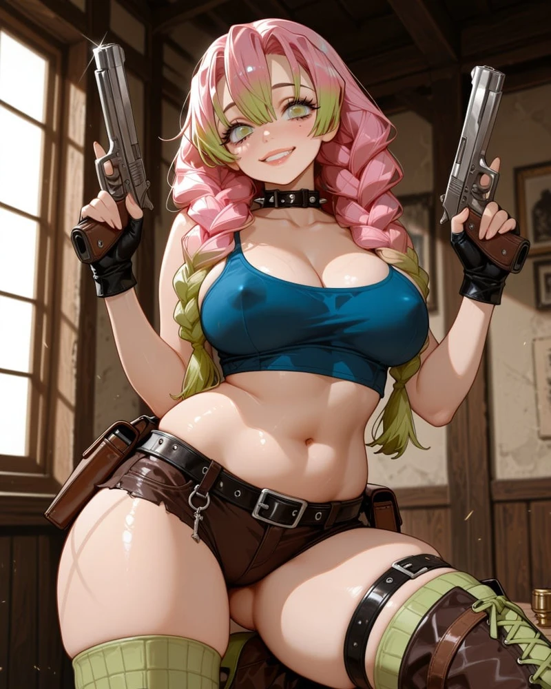 ảnh Mitsuri hentai cô gái diệt quỷ xinh đẹp