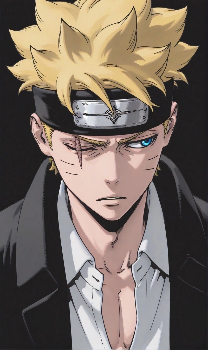 Ảnh Boruto Timeskip mang diện mạo trưởng thành đầy gai góc