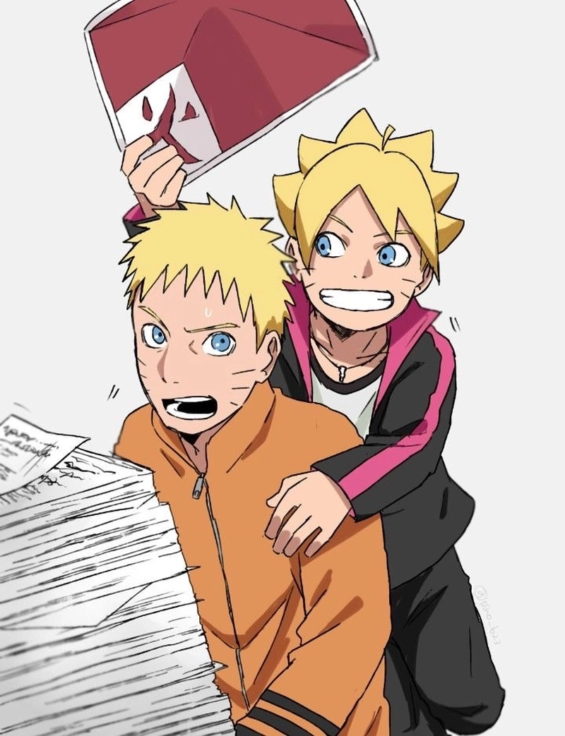 Ảnh Boruto thể hiện khí chất thiếu niên đầy nhiệt huyết