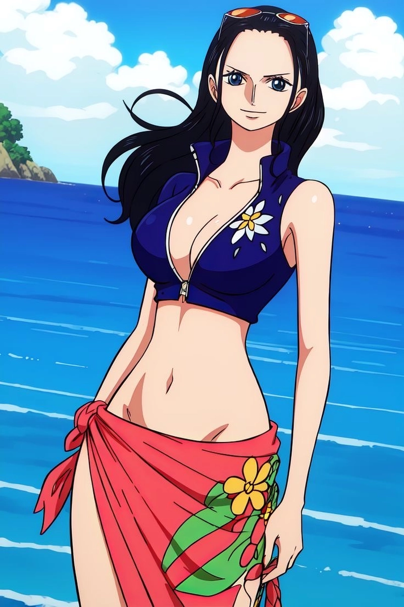 Ảnh Nico Robin mặc bikini mang vẻ ngoài quyến rũ nổi bật
