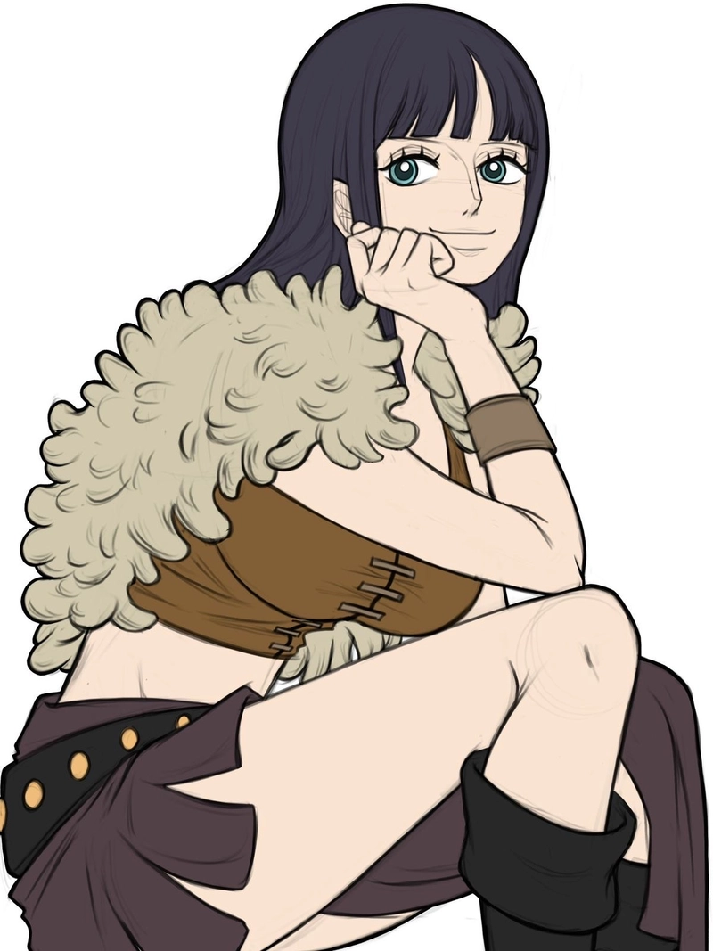 Ảnh Nico Robin mang nét sang trọng cùng thần thái mạnh