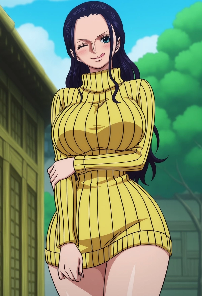 Ảnh Nico Robin ngầu mang phong cách mạnh mẽ đầy khác biệt