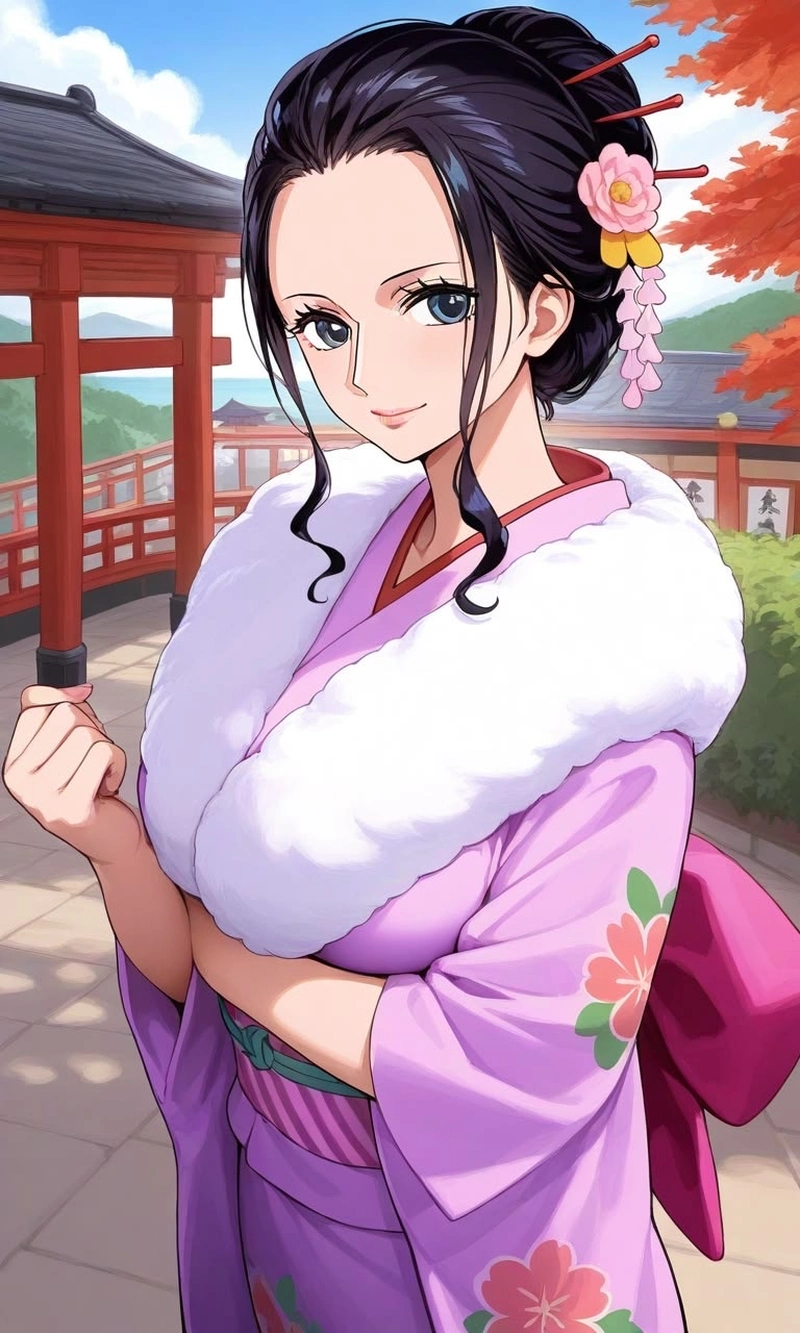 Ảnh Nico Robin sở hữu ánh mắt sắc sảo đầy bí ẩn