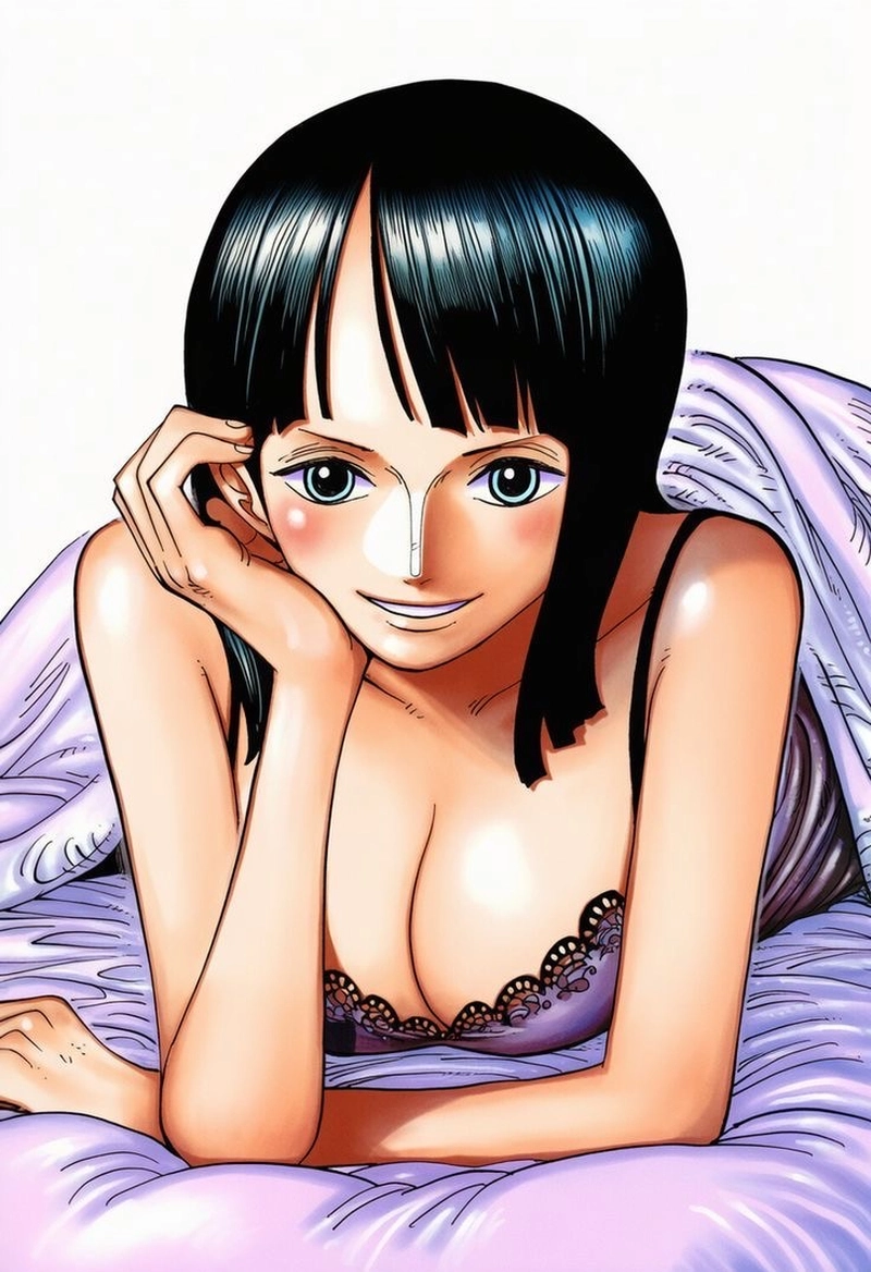 Ảnh Nico Robin tạo cảm giác cuốn hút qua ánh nhìn sâu