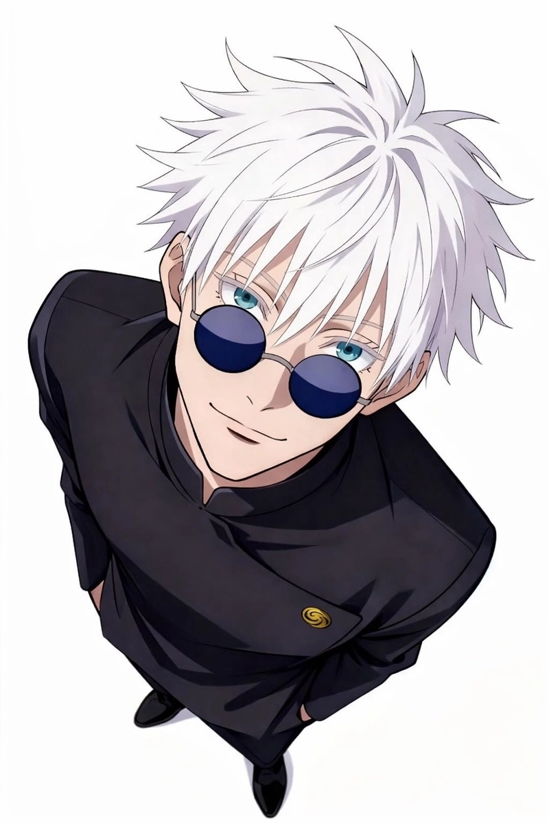 Ảnh anime Gojo mang thần thái lạnh lùng đầy cuốn hút