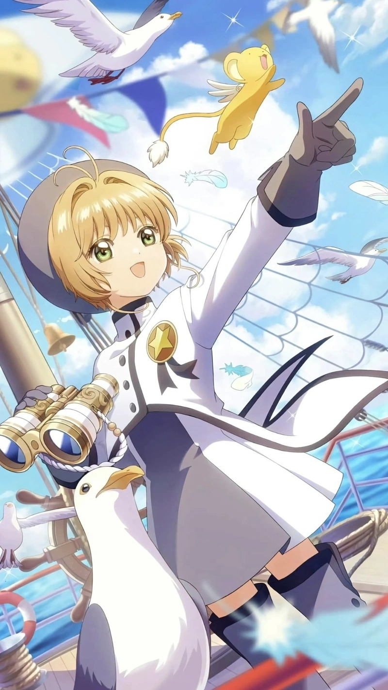 Ảnh anime Sakura mang nét mềm mại cùng phong cách trẻ trung