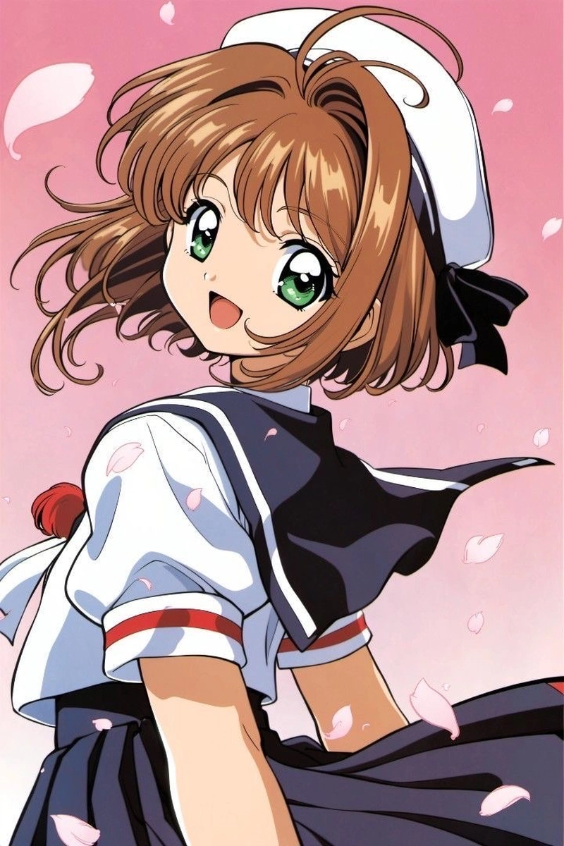 Ảnh anime Sakura mang vẻ ngoài trong trẻo rất nổi bật