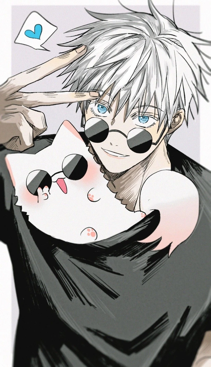 Anime Gojo sở hữu thần thái đỉnh cao rất nổi bật
