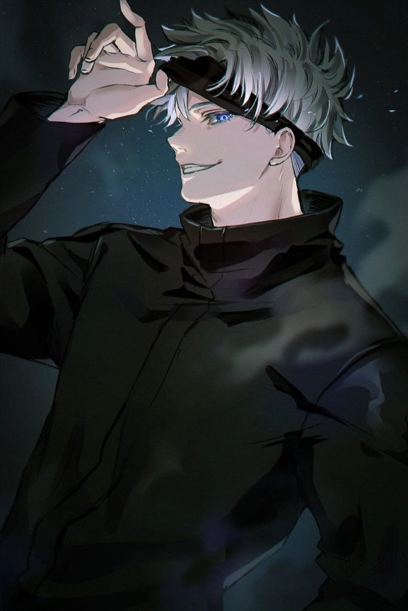 Anime Gojo sở hữu vẻ ngoài lạnh lùng đầy phong cách