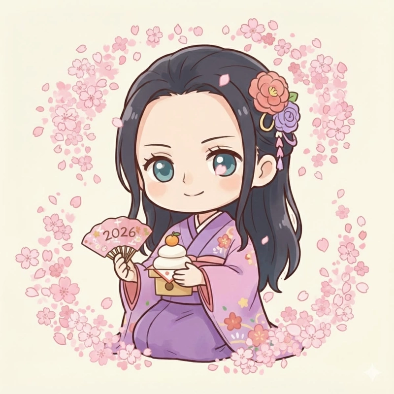 Anime Nico Robin tạo cảm giác sang chảnh qua thần sắc