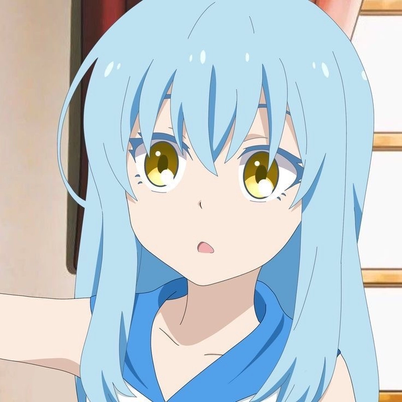 Anime Rimuru cận cảnh gương mặt đẹp