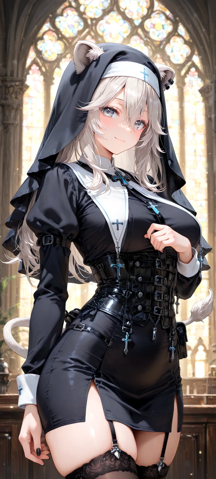 Anime nun R34 với mông căng tròn cuốn hút