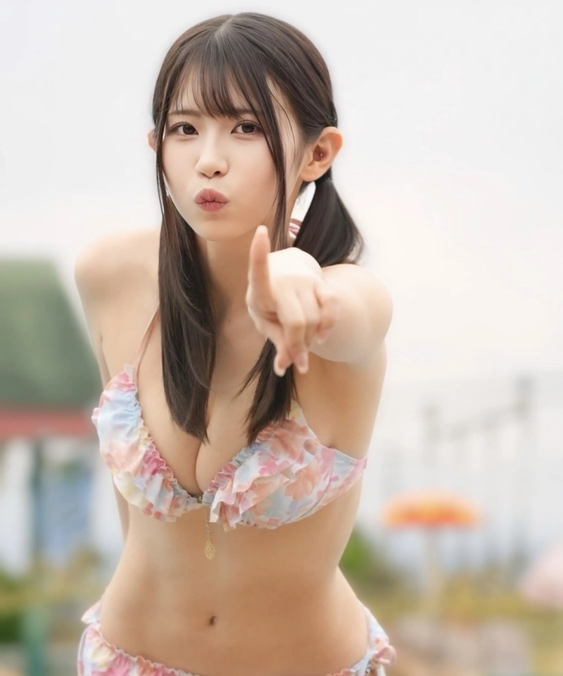 Aoi ibuki diện bikini sexy chỉ tay
