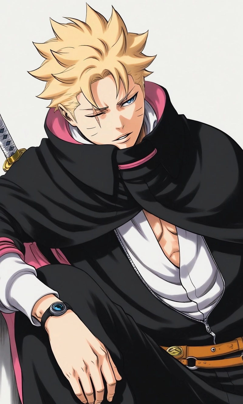 Boruto Timeskip sở hữu ánh mắt trầm hơn thời niên thiếu