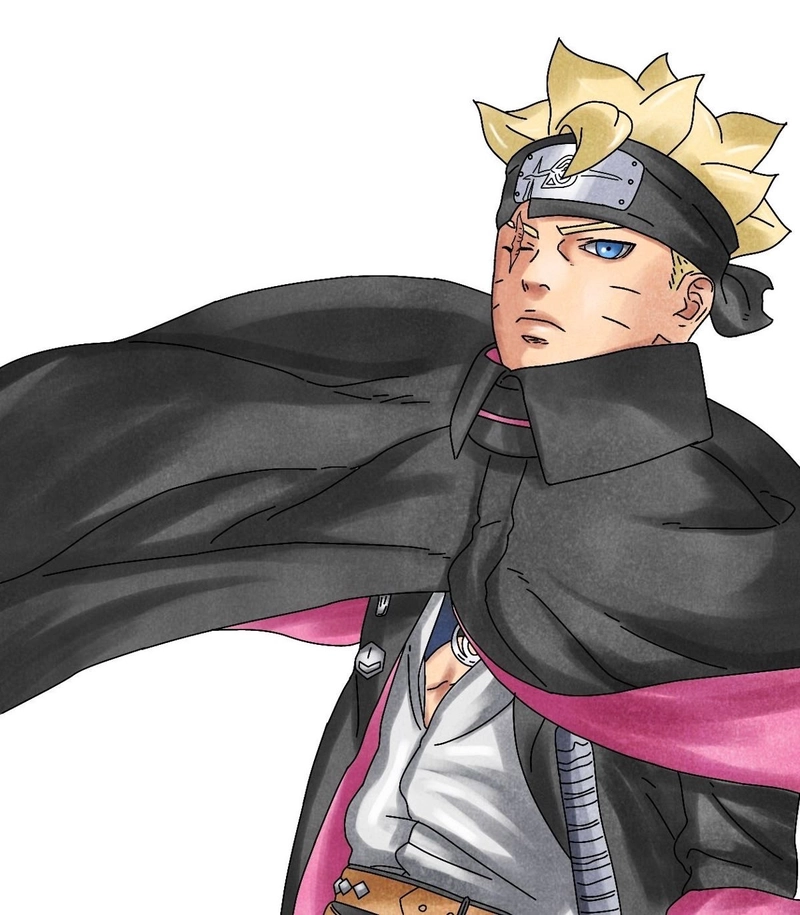 Boruto sở hữu phong thái nhanh nhẹn mang nét nổi loạn