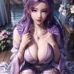 Hình 3D Vân Tiêu nóng bỏng quyến rũ