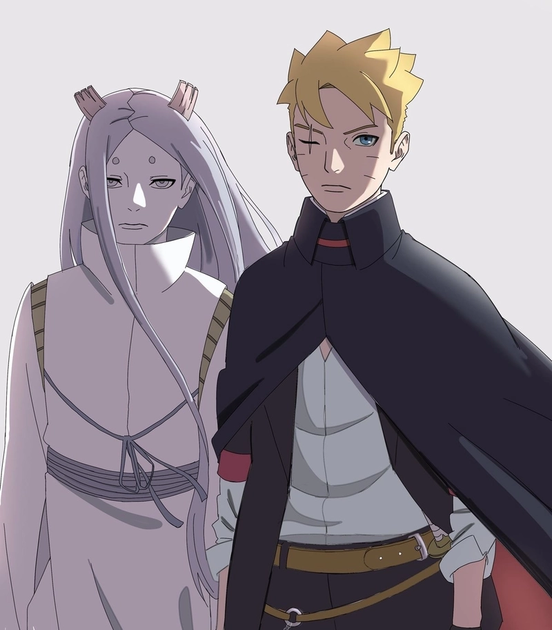 Hình Boruto Momoshiki mang khí tức khác thường rất nổi bật