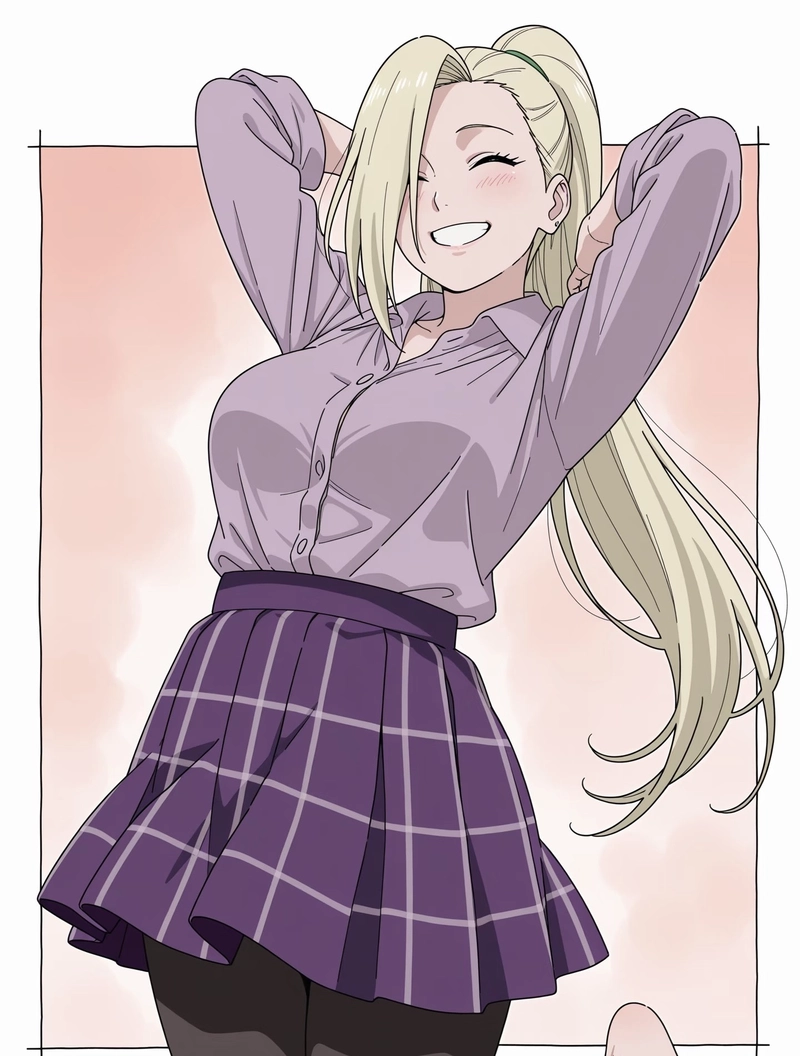 Hình Ino Yamanaka gây chú ý qua mái tóc vàng óng